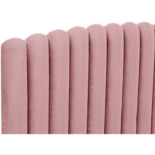 Bornholm Sengegavl (rosa sammet) - Valgfri Bredde Bornholm Sengegavl (rosa sammet) - Valgfri Bredde