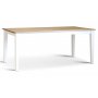 Dalars spisebord 180 cm - Hvit / oljet eik