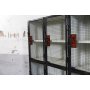 Jali metallskap - Svart metall + Flekkfjerner for mbler