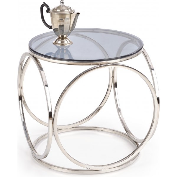 Harlow salongbord Ø50 cm - Krom Harlow salongbord Ø50 cm - Krom