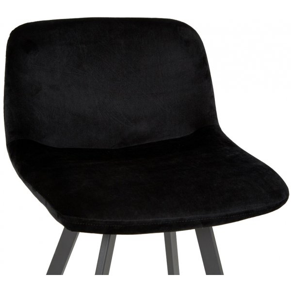Barstol Elisa - Svart fløyel Barstol Elisa - Svart fløyel