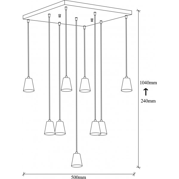 Tess taklampe 6490 - Vintage Tess taklampe 6490 - Vintage