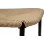 Stiletto spisestol - Beige/svart