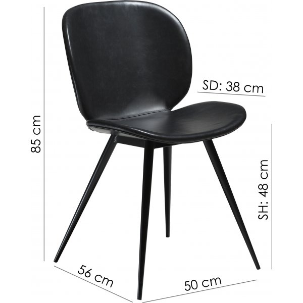 Cloud spisestuestol - Brun PU Cloud spisestuestol - Brun PU