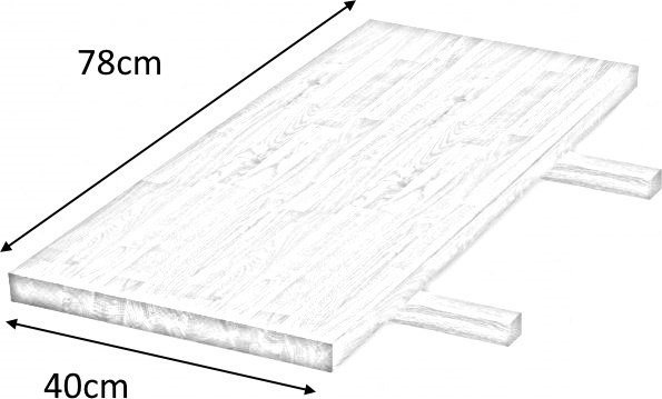 Ekstra bordplate Gambon - Eik Ekstra bordplate Gambon - Eik