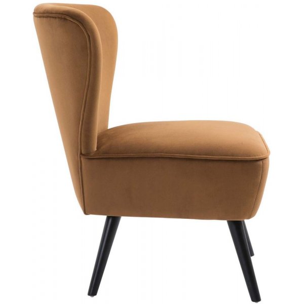 Moby lenestol - Okergul/sort Moby lenestol - Okergul/sort