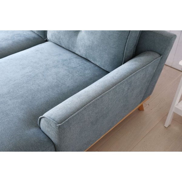 Classic divansofa - Lyseblå Classic divansofa - Lyseblå