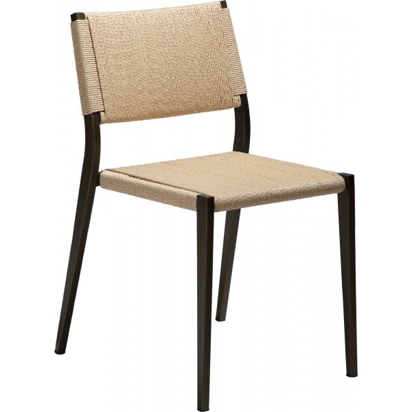 Spisestol med lkke - Beige/antikk messing