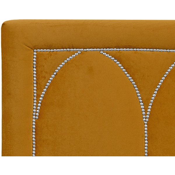 Dalarö sänggavel (Guld sammet) - Valfri bredd Dalarö sänggavel (Guld sammet) - Valfri bredd