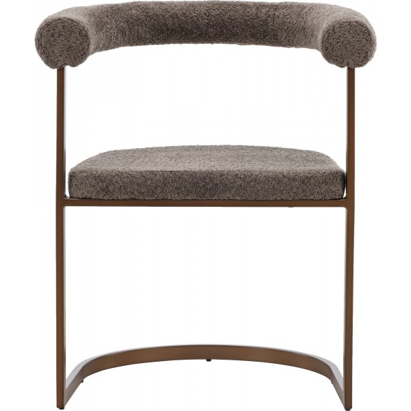 Morgen spisestuestol - Brun boucle Morgen spisestuestol - Brun boucle