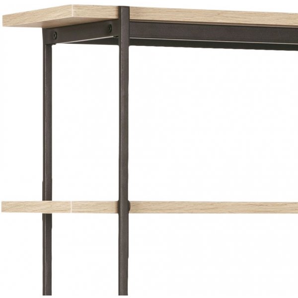 Angus Bokhylle - Svart/eik Angus Bokhylle - Svart/eik