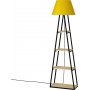 Pal gulvlampe - Eik/gul