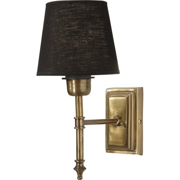Klassisk vegglampe - Antik messing - 20 cm Klassisk vegglampe - Antik messing - 20 cm