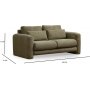 Suzy 2-seters sofa - Grnn