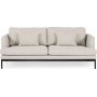 Pearl 2-seters sofa - Krem