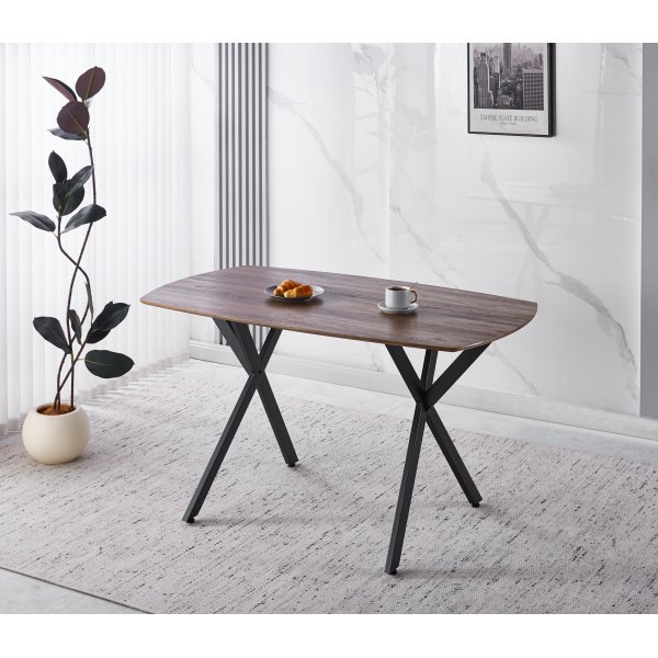 Inez spisebord 150x90 cm - Valnøtt Inez spisebord 150x90 cm - Valnøtt