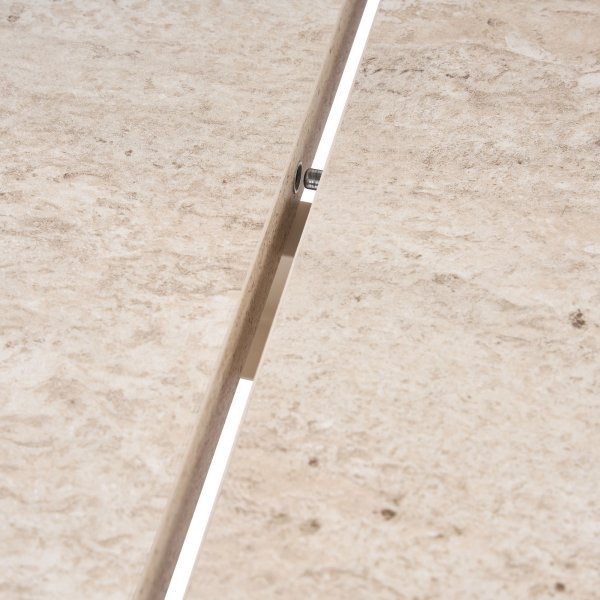 Uttrekkbart spisebord Sirell 160-200 cm - Travertin