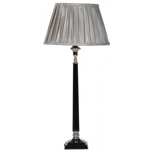 Bordlampe classik H56 cm - Svart / Sølv Bordlampe classik H56 cm - Svart / Sølv