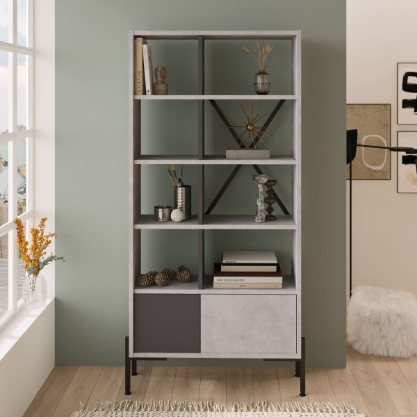 Bruno bokhylle - Antrasitt Bruno bokhylle - Antrasitt