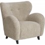 Carlino lenestol i beige teddy
