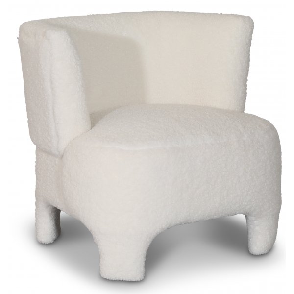 Stenkyrka lenestol - Offwhite Teddy + Flekkfjerner for mbler