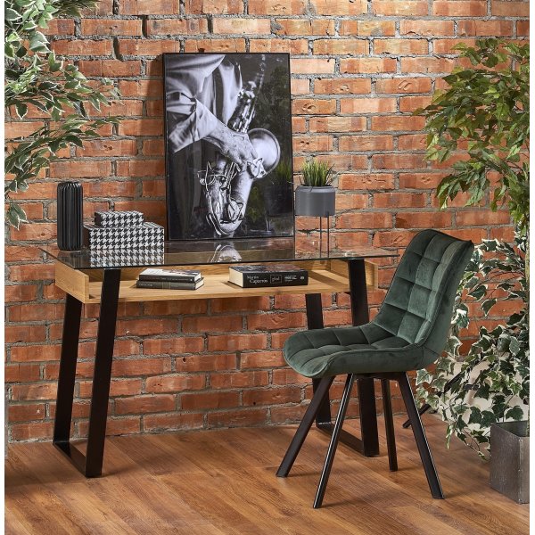 Emma konsollbord - Gull eik/svart Emma konsollbord - Gull eik/svart