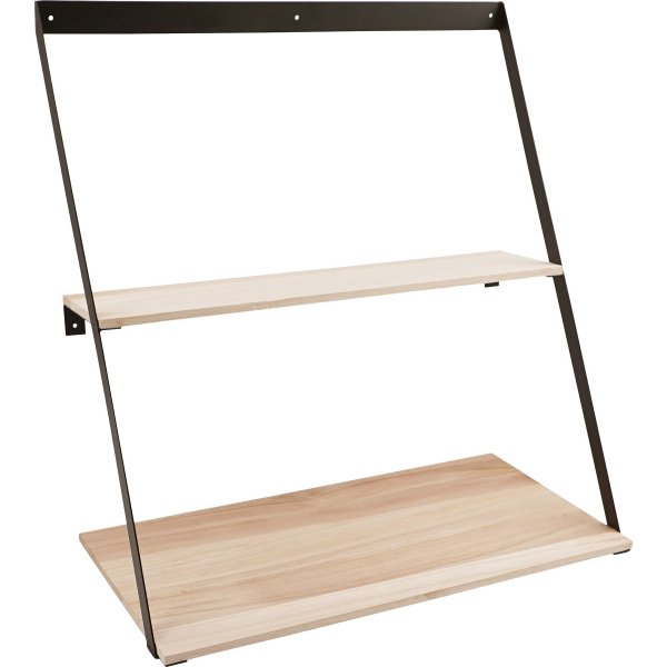 Bern vegghylle - Beige/svart