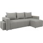 Denvo divan sovesofa med puffer - Gr