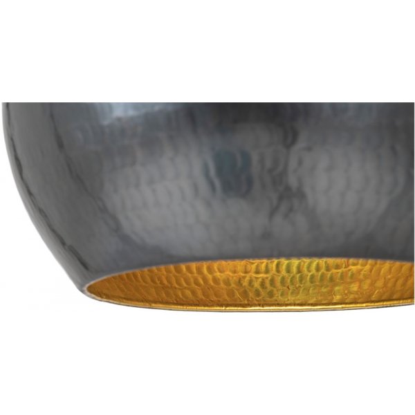 Albi taklampe - M�rk gr�/messing