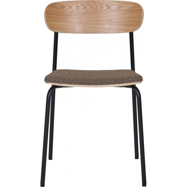 Estepona spisestol - Ask/brun/svart