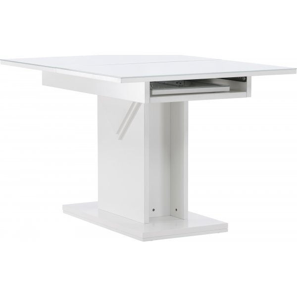 Pluto spisebord 120-160 x 90 cm - Hvit Pluto spisebord 120-160 x 90 cm - Hvit