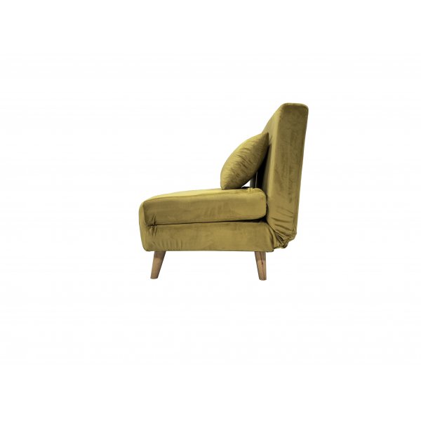 Sovesofa Helsingborg - Gul fløyel | 193 cm Sovesofa Helsingborg - Gul fløyel | 193 cm