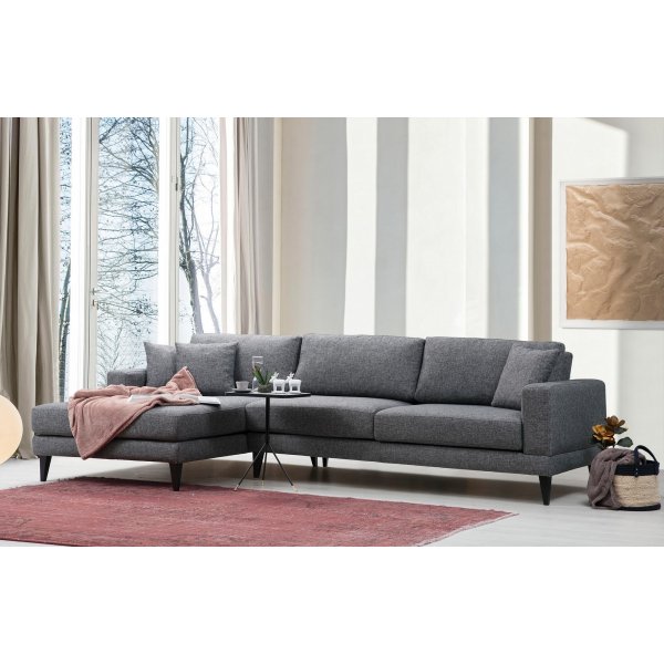 Nordic divansofa - M�rk gr�