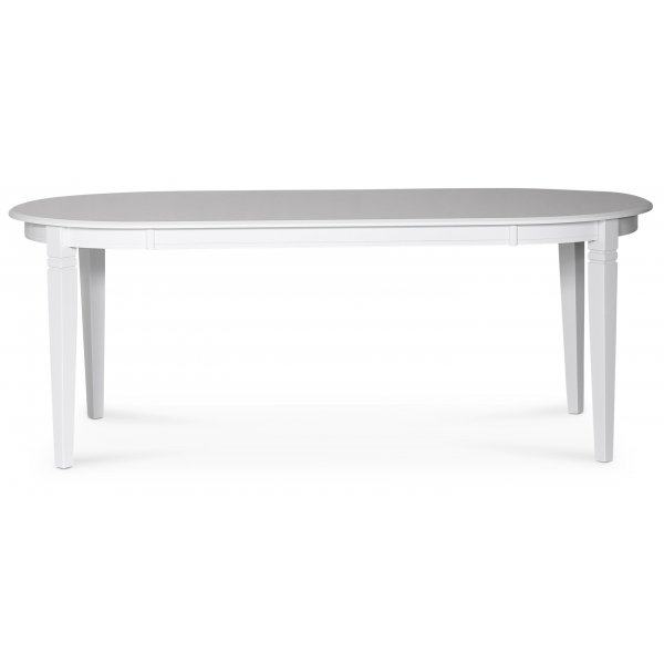Ovalt Sandhamn spisebord, 200 cm - Hvit Ovalt Sandhamn spisebord, 200 cm - Hvit