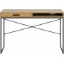Seaford skrivebord 110 cm - Eik/svart