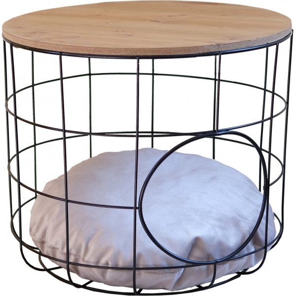 Cat sofabordsett - Furu/svart Cat sofabordsett - Furu/svart