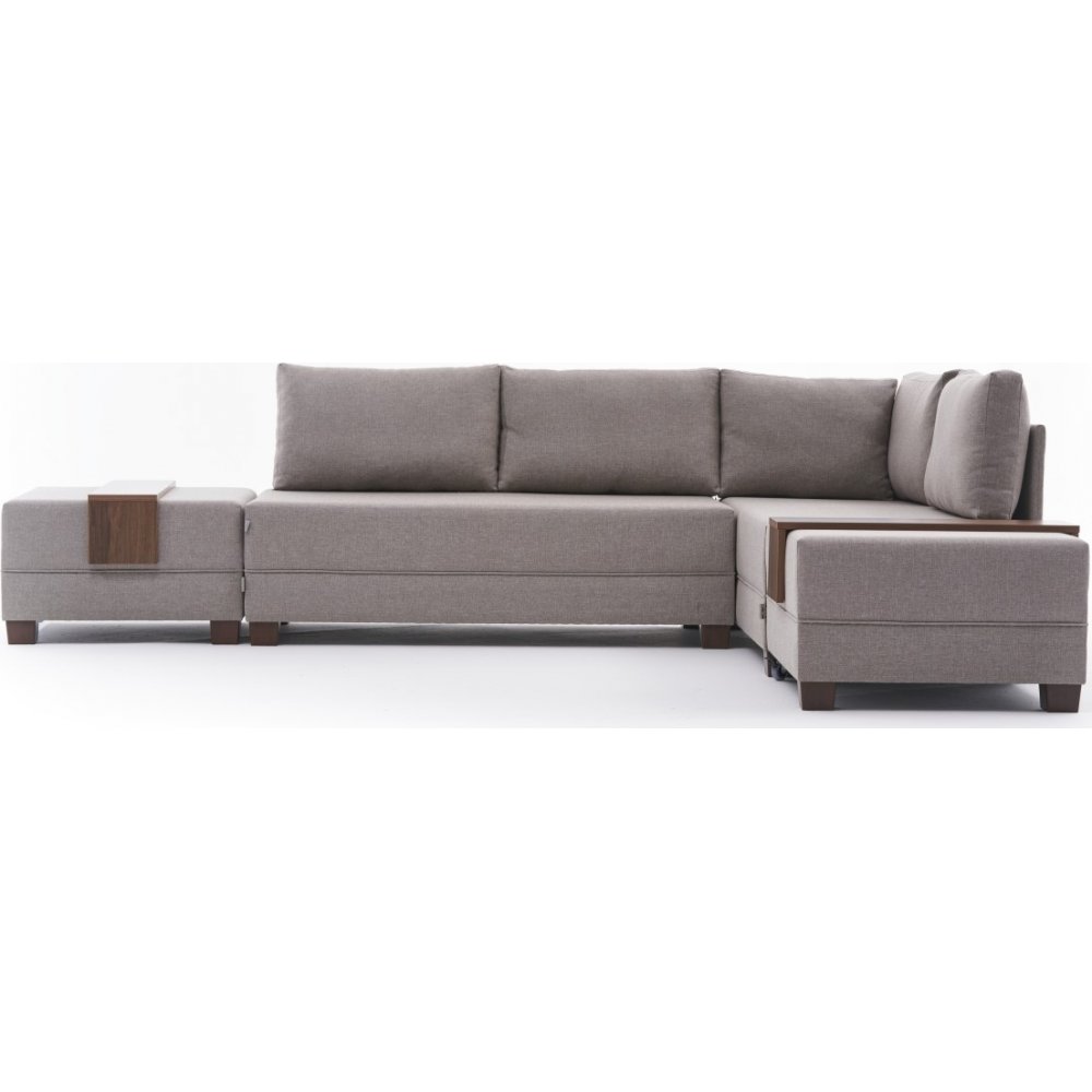 Fly hjørnesovesofa rett - Krem - Sovesofaer, Sofaer