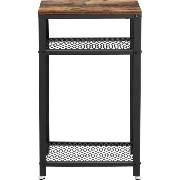 Lasse sidebord 40 x 30 cm - Brun/svart