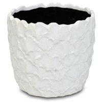 Krukke Ginkgo H19 cm - Hvit Krukke Ginkgo H19 cm - Hvit