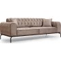 Siesta Capitone 3-seters sofa - Krem