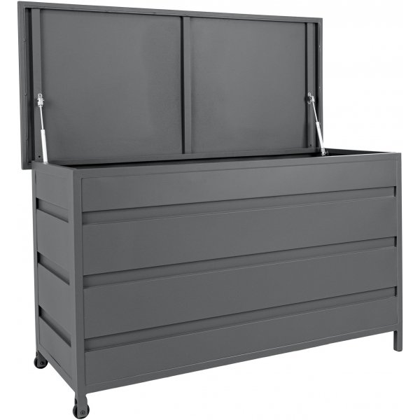 Cassis puteboks 130 x 60 cm 450 liter - Grå aluminium Cassis puteboks 130 x 60 cm 450 liter - Grå aluminium