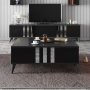 Zlato salongbord 90 x 39 cm - Antrasitt/sort/krom