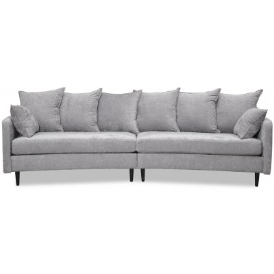 Gotland 4-seter buet sofa 301 cm - Oxford gr + Mbelftter
