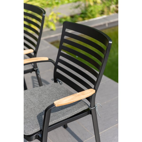 Portals spisegruppe 1 - Sort/teak