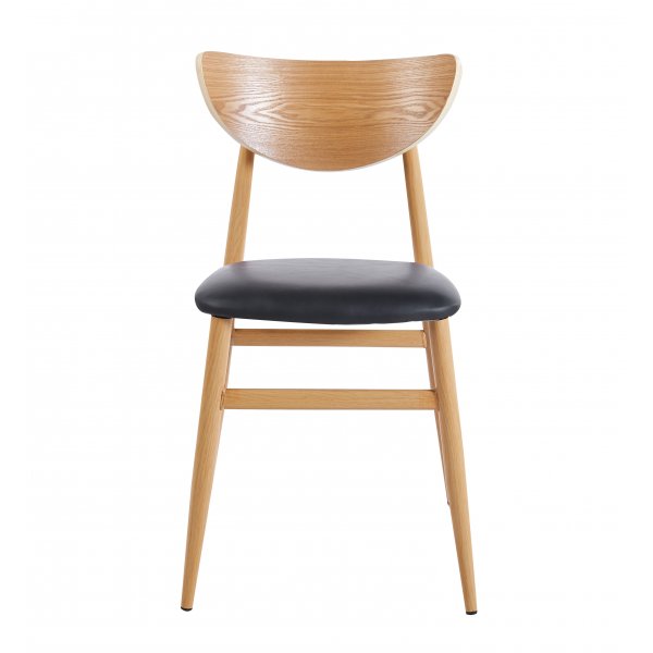 Ludvig-stol med beige stoff og eik Ludvig-stol med beige stoff og eik