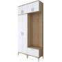 Esa hallmbler 120 x 37,5 x 240 cm - Valntt/hvit