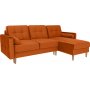Noret sovesofa divansofa - Oransje rd