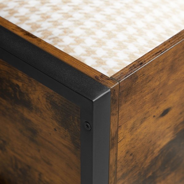 Tomas oppbevaringsskrin - Brun/svart