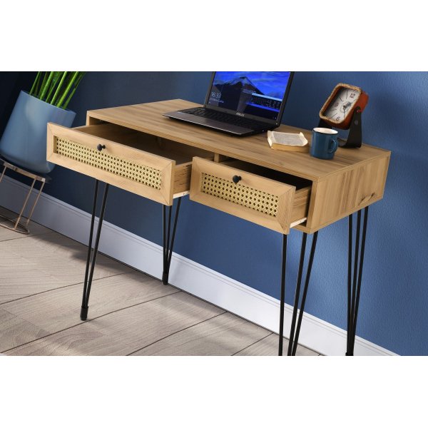 Sahra skrivebord - Eik/svart Sahra skrivebord - Eik/svart