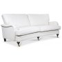 Howard London Premium 4-seter buet sofa - Hvitt PU